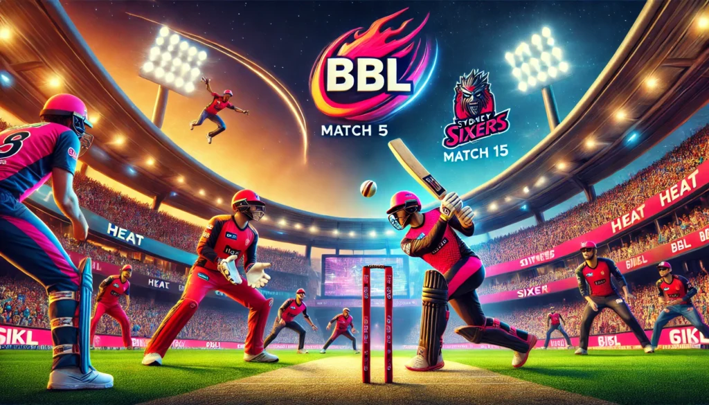 HEA vs SIX Dream11 Prediction: Match 15, Player Stats, Playing XI, Fantasy Tips, Captain & Vice-Captain Choices – BBL 2024-25