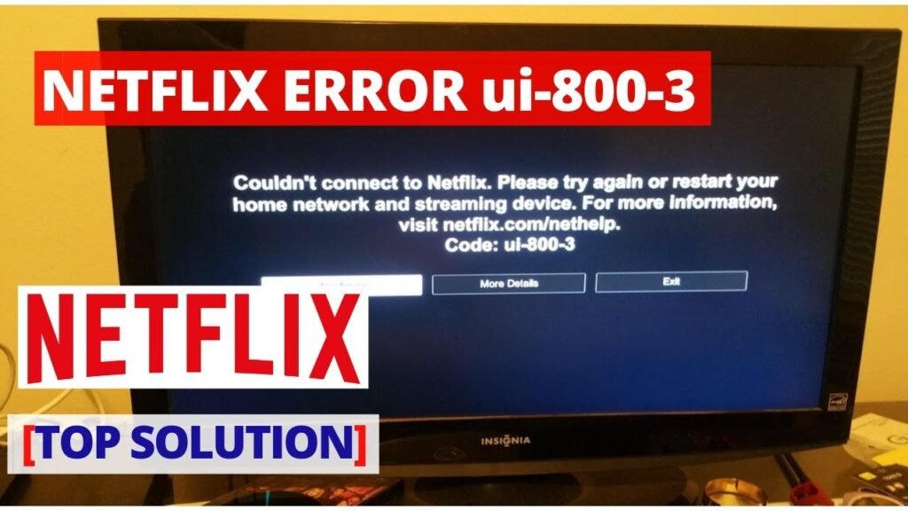 Fix Netflix Error UI-800-3